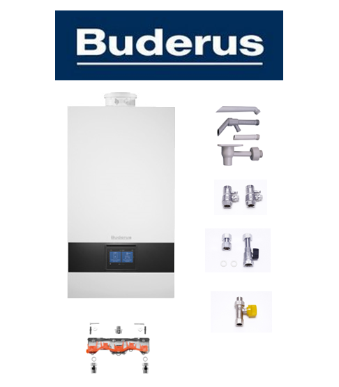 Buderus Logaplus-Paket W25 GB172i.2-20 KDW H, BC400, Aufputz # 7739621324